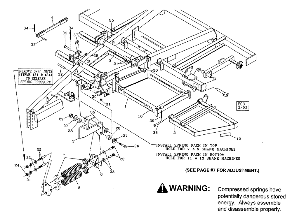 Схема запчастей Case IH 6750 - (002) - DISC ATTACHMENT (09) - CHASSIS