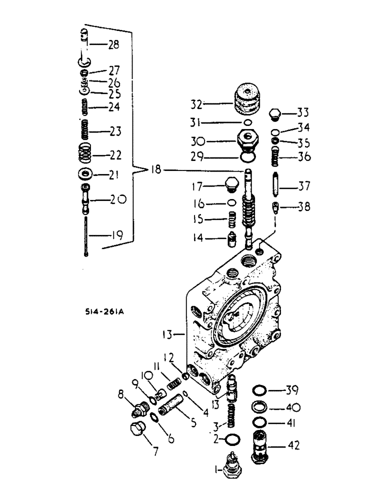 Схема запчастей Case IH 674 - (10-29) - MULTIPLE CONTROL VALVE (07) - HYDRAULICS