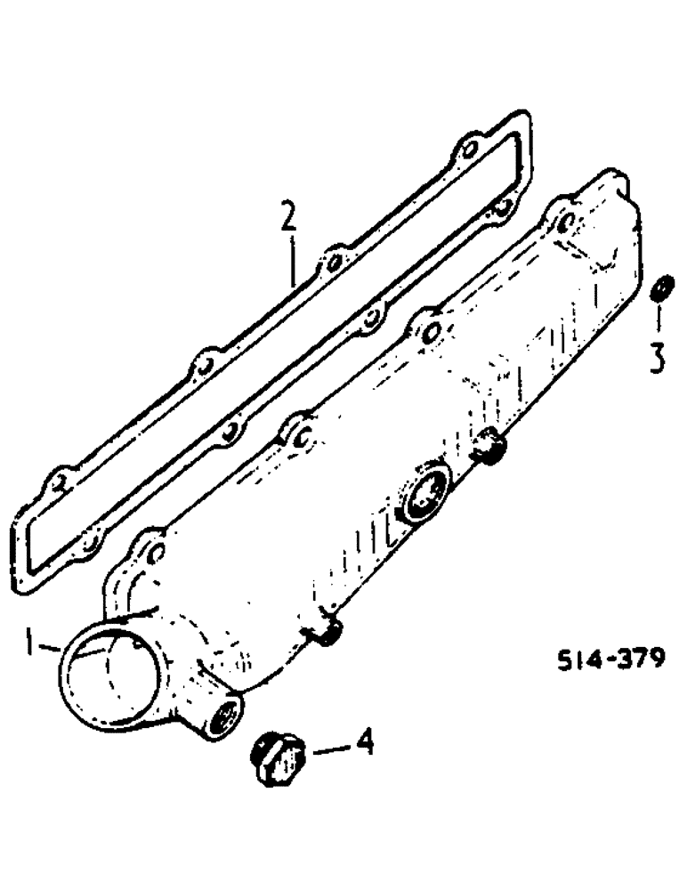 Схема запчастей Case IH HYDRO 84 - (12-51) - POWER, INTAKE MANIFOLD Power