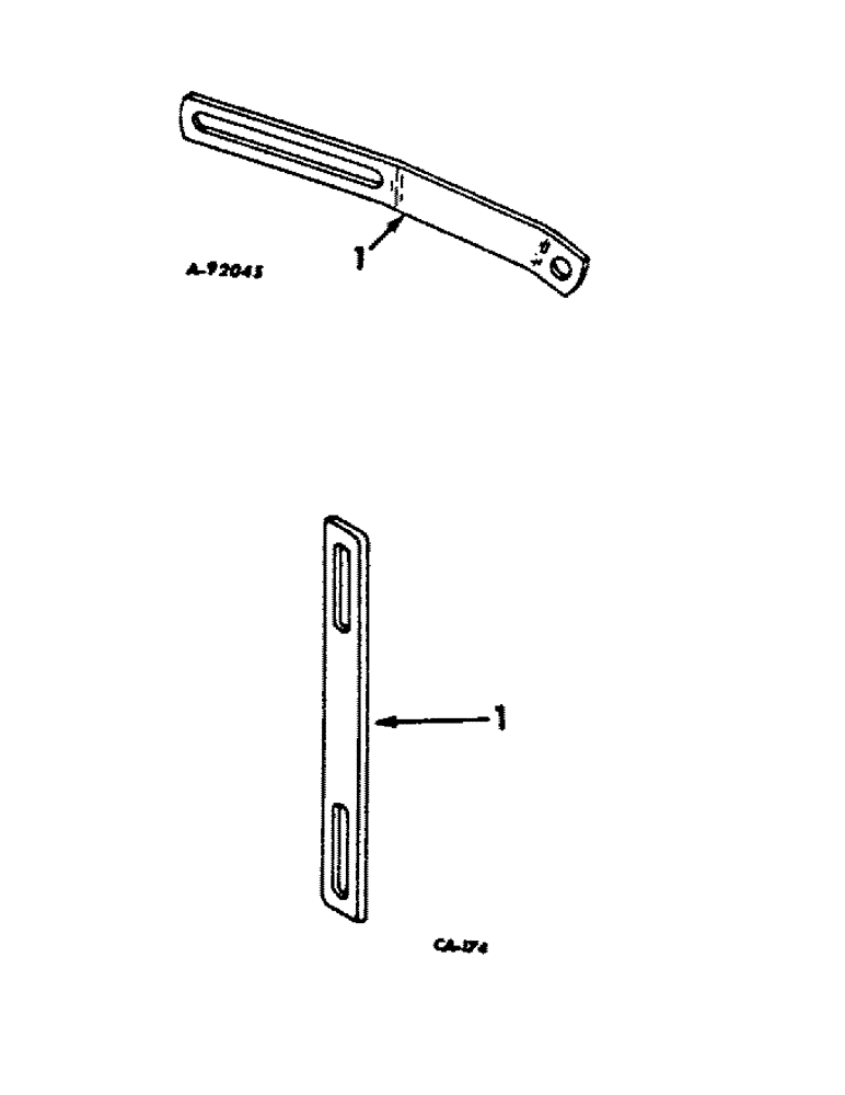 Схема запчастей Case IH BC-144 - (H-17) - GENERATOR MOUNTING BRACE 