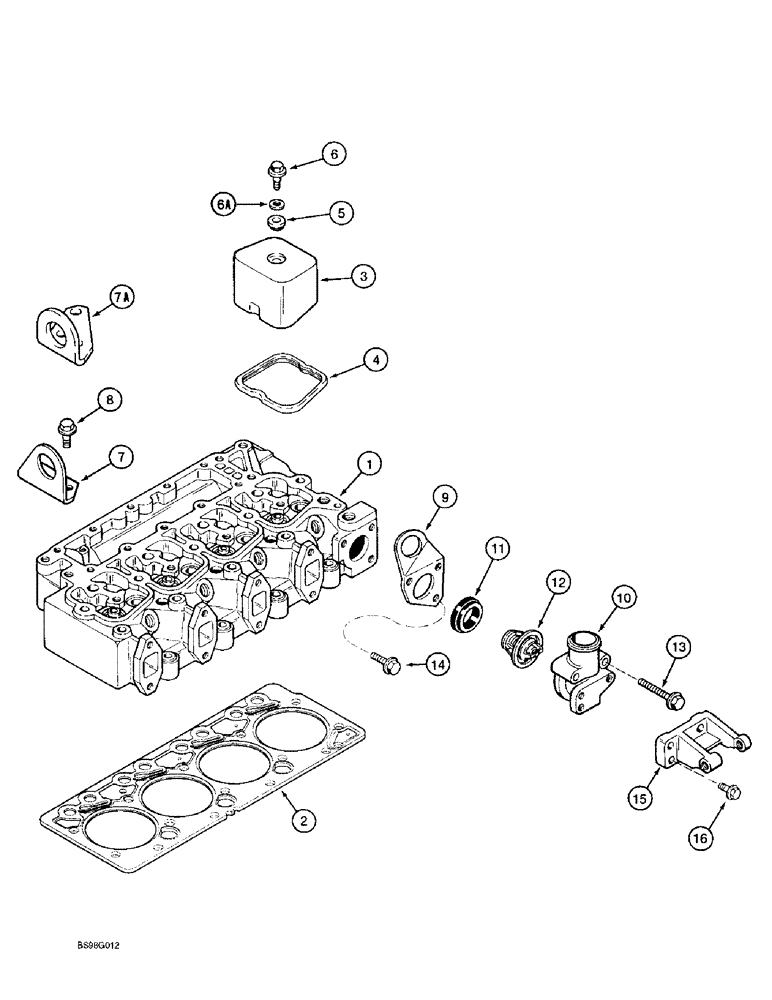 Схема запчастей Case IH 4391TA - (2-50) - CYLINDER HEAD COVERS, 4-390, 4T-390 AND 4TA-390 EMISSIONS CERTIFIED ENGINES (02) - ENGINE