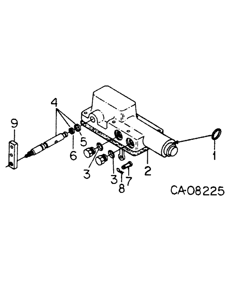 Схема запчастей Case IH 1440 - (10-25) - HYDRAULICS, CONTROL VALVE ASSEMBLY, EATON HYDROSTATIC PUMP (07) - HYDRAULICS