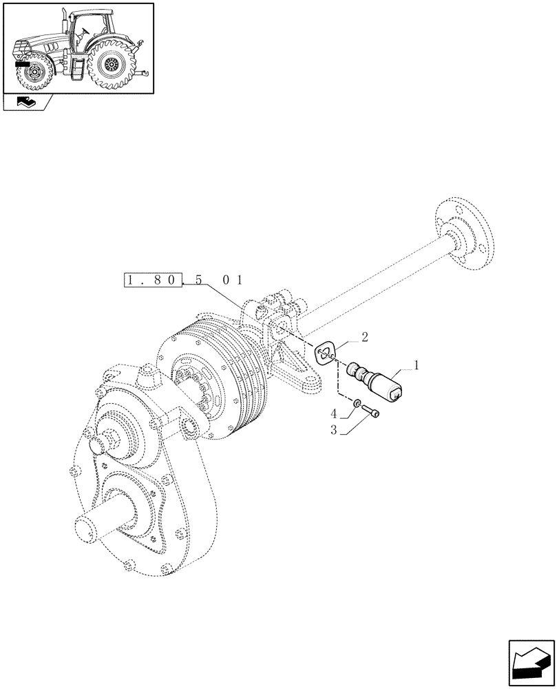 Схема запчастей Case IH PUMA 125 - (1.75.0/14) - INTEGRATED FRONT HPL WITH PTO - SOLENOID VALVE (VAR.333648-334648-335648) (06) - ELECTRICAL SYSTEMS