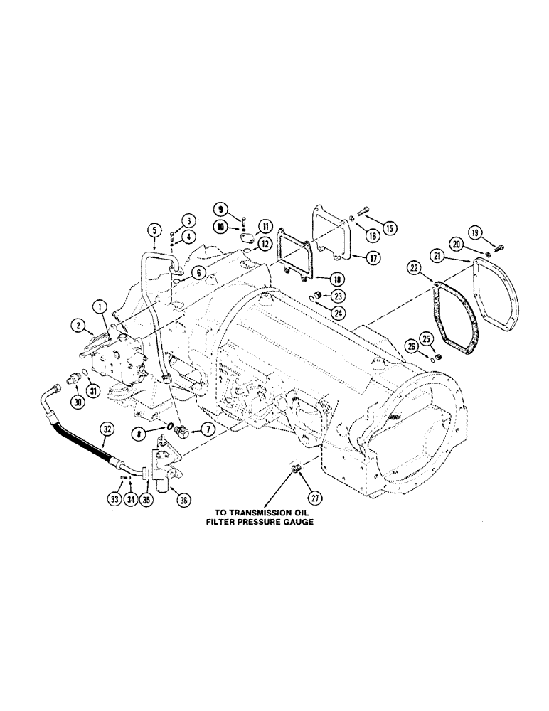 Схема запчастей Case IH 1370 - (308) - RIGHT HAND REMOTE HYDRAULIC VALVE AND TUBES (08) - HYDRAULICS