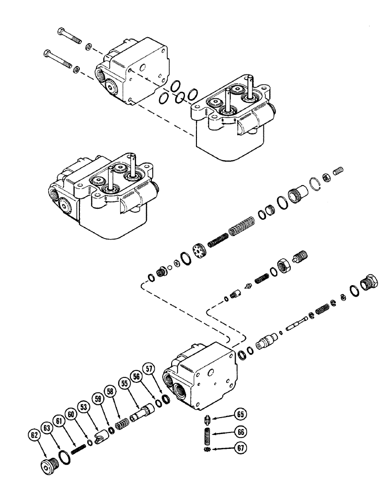 Схема запчастей Case IH 2090 - (7-338) - G105178 POWER BRAKE VALVE (CONTD) (07) - BRAKES