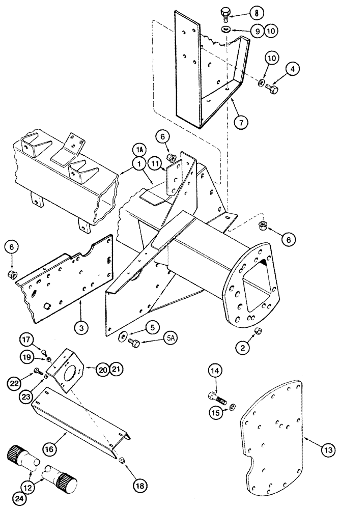 Схема запчастей Case IH 2388 - (06-26) - AXLE ASSY - DRIVE (03) - POWER TRAIN