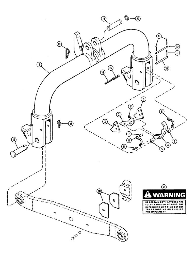 Схема запчастей Case IH 2590 - (9-326) - QUICK HITCH COUPLER, CATEGORY III (09) - CHASSIS/ATTACHMENTS