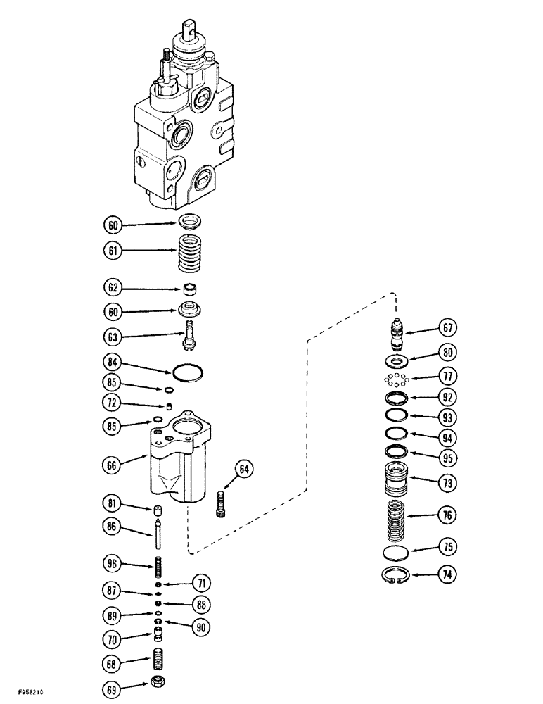 Схема запчастей Case IH 9380 QUADTRAC - (8-070) - LOAD CHECK REMOTE VALVE ASSEMBLY, IF EQUIPPED (CONTD) (08) - HYDRAULICS