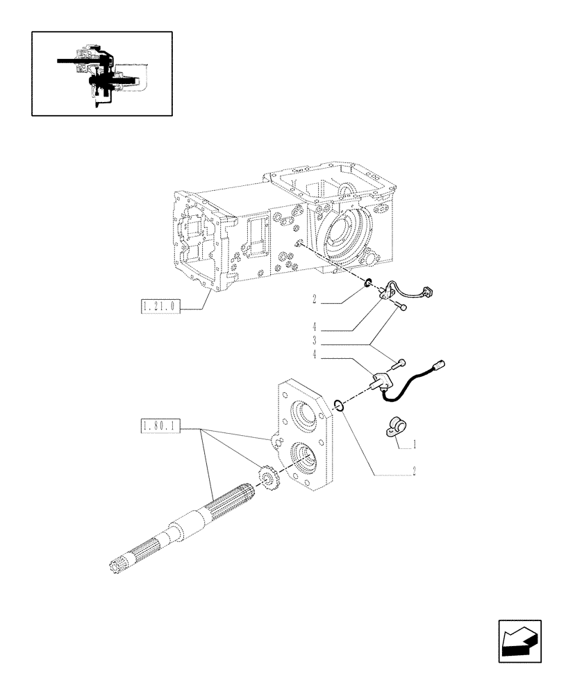 Схема запчастей Case IH JX1095N - (1.92.752) - (VAR.745) DIGITAL INSTRUMENT CLUSTER - SENSOR (10) - OPERATORS PLATFORM/CAB