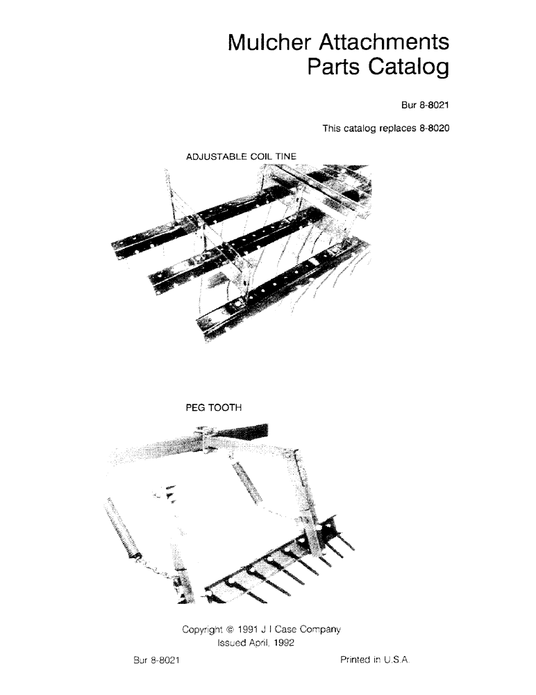 Схема запчастей Case IH CASE IH - (1-01) - PARTS CATALOG 