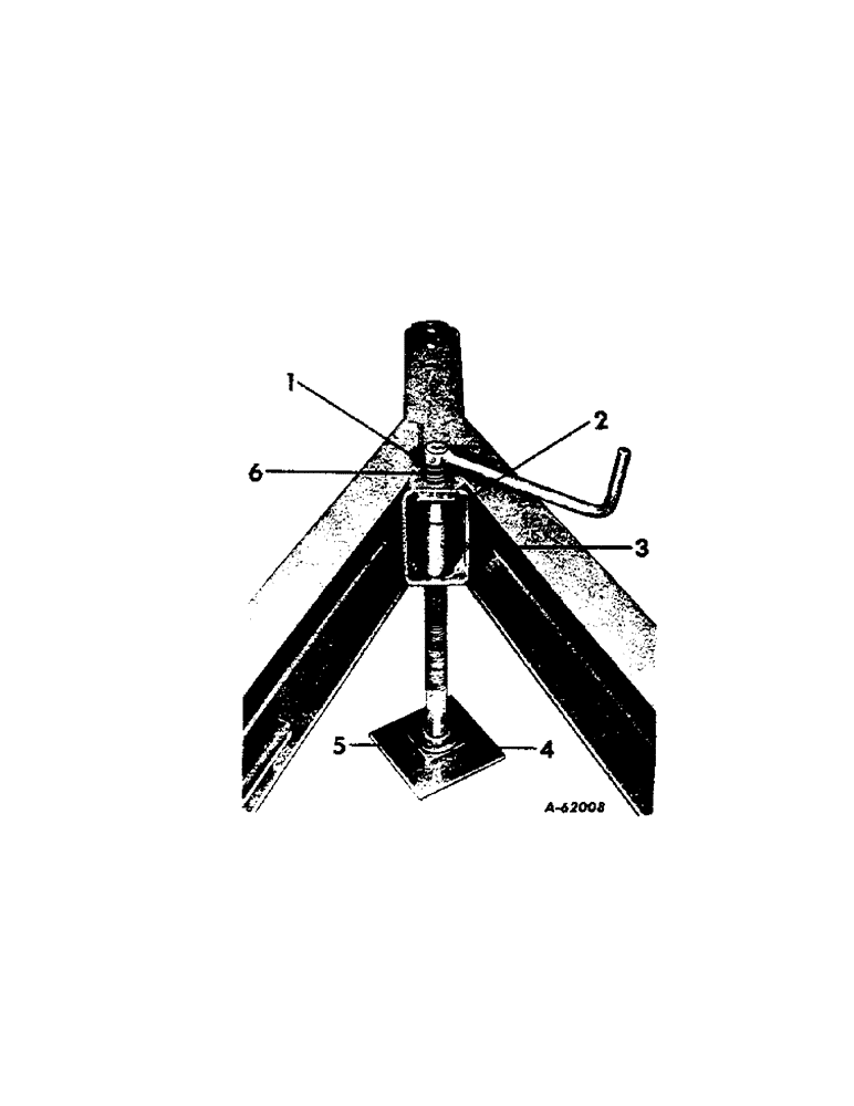 Схема запчастей Case IH VARIOUS - (B-107) - JACKSTAND, 1960 TO 1965 