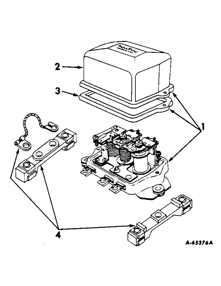 Схема запчастей Case IH 404 - (045) - ELECTRICAL SYSTEM, VOLTAGE REGULATOR, DELCO-REMY (06) - ELECTRICAL SYSTEMS