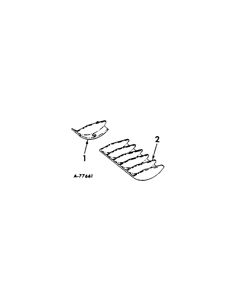 Схема запчастей Case IH 420 - (027[2]) - ALUMINUM DEEP RIB COMPRESSOR PLATES, 414CH813F THROUGH CH1568G, 420CH1372F THROUGH CH2820G (60) - PRODUCT FEEDING