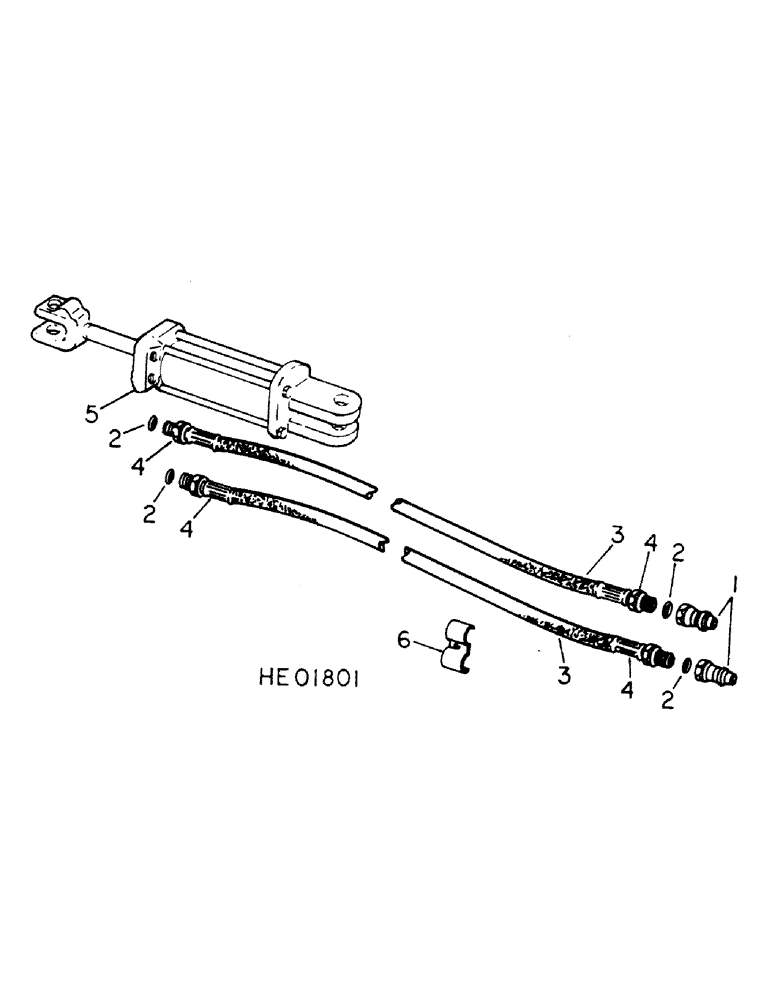 Схема запчастей Case IH 555 - (A-73) - RECOMMENDED HYDRAULICS PARTS 