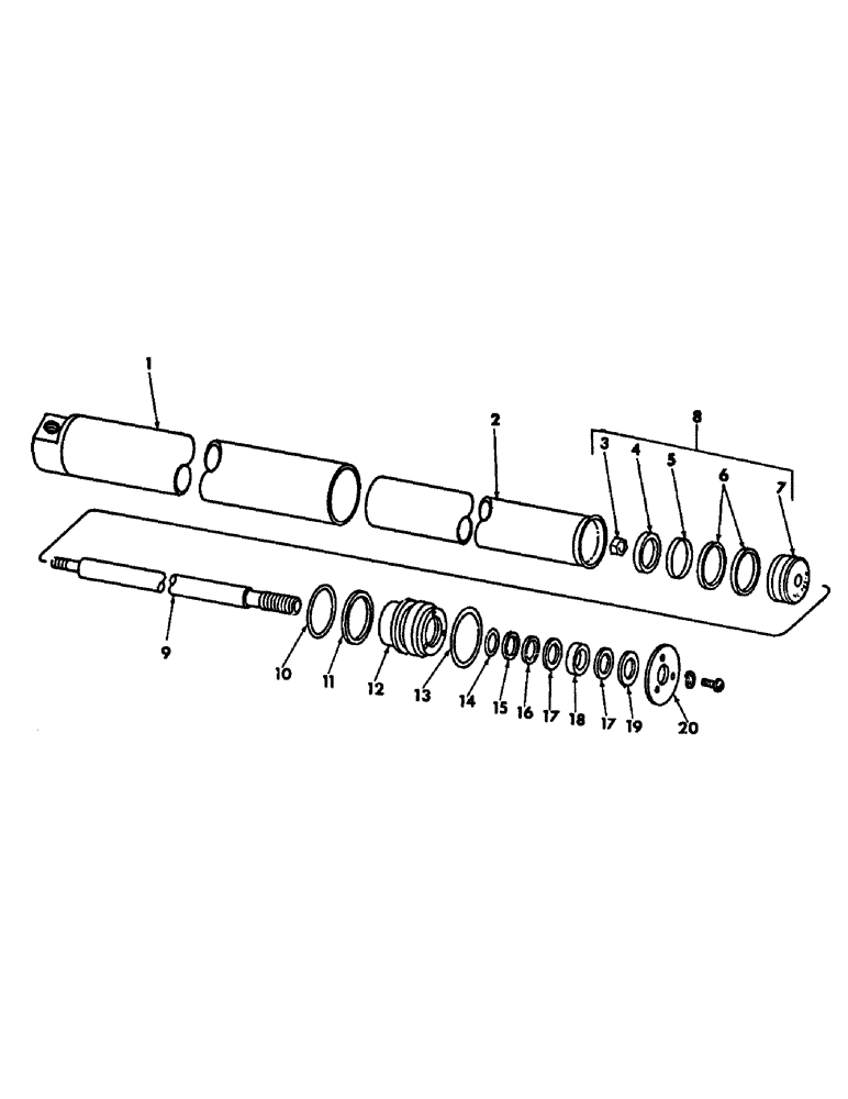 Схема запчастей Case IH 375 - (J-18) - STEERING MECHANISM, POWER STEERING HYDRAULIC CYLINDER Steering Mechanism