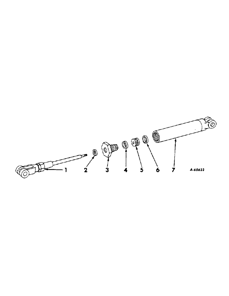 Схема запчастей Case IH 420 - (192) - DRUM DRIVE CYLINDER, 416, 501 THROUGH 1695, 422, 501 THROUGH 3166 (35) - HYDRAULIC SYSTEMS