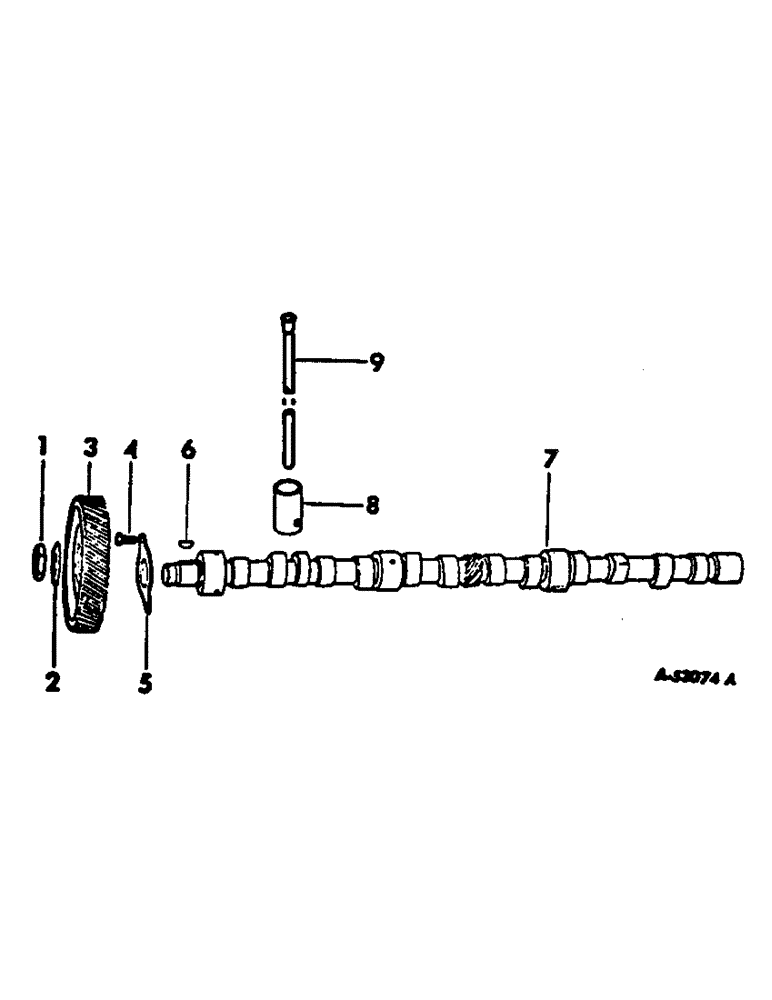 Схема запчастей Case IH 414 - (338) - CAMSHAFT AND RELATED PARTS (10) - ENGINE