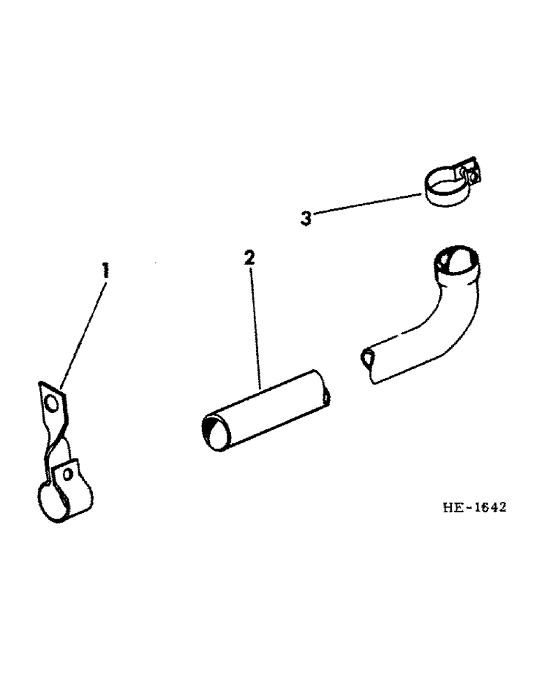 Схема запчастей Case IH 1501 - (A-33) - TRACTOR TAIL PIPE ADAPTER 