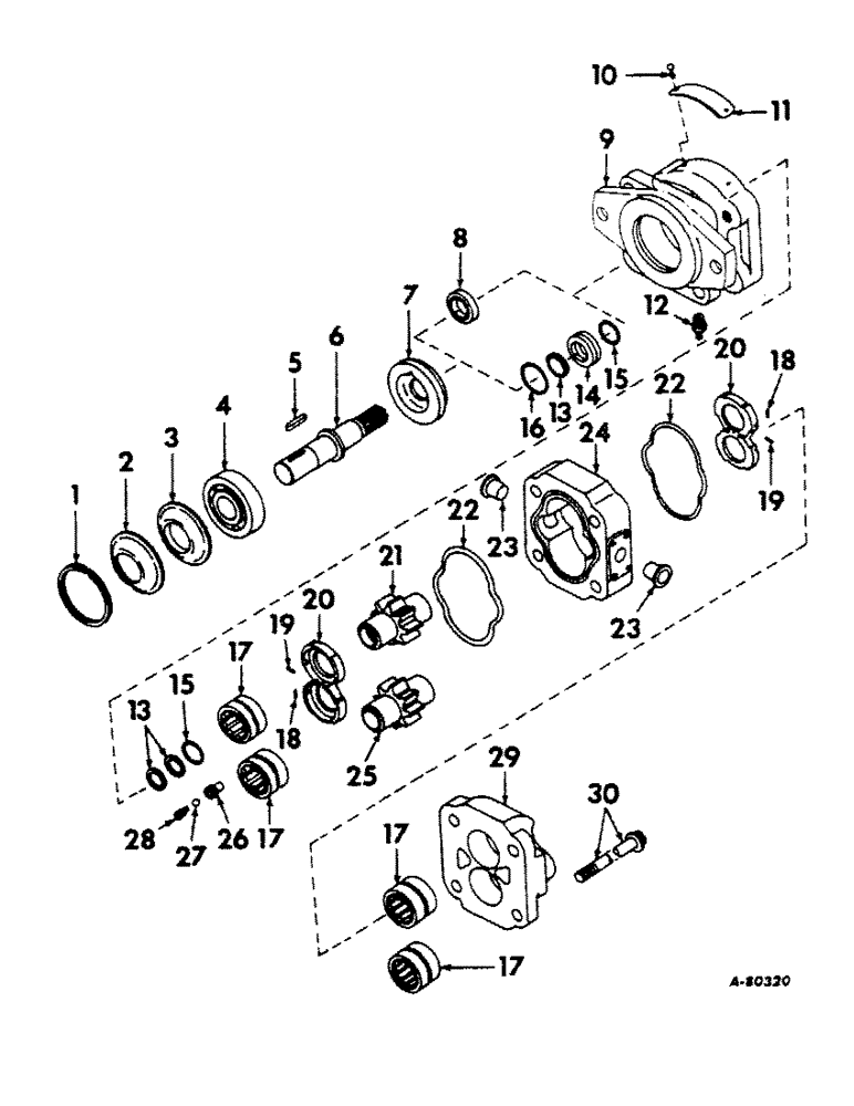 Схема запчастей Case IH 110 - (C-29) - HYDRAULIC MOTOR, COMMERCIAL SHEARING AND STAMPING CO. 