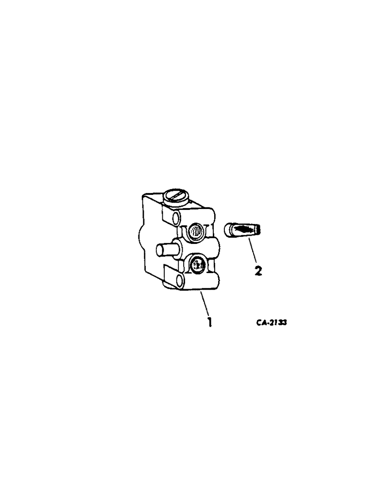 Схема запчастей Case IH 615 - (10-26) - HYDRAULICS, REEL DRIVE FLOW DIVIDER, CESSNA, SERIAL NO. 8000 AND BELOW (07) - HYDRAULICS