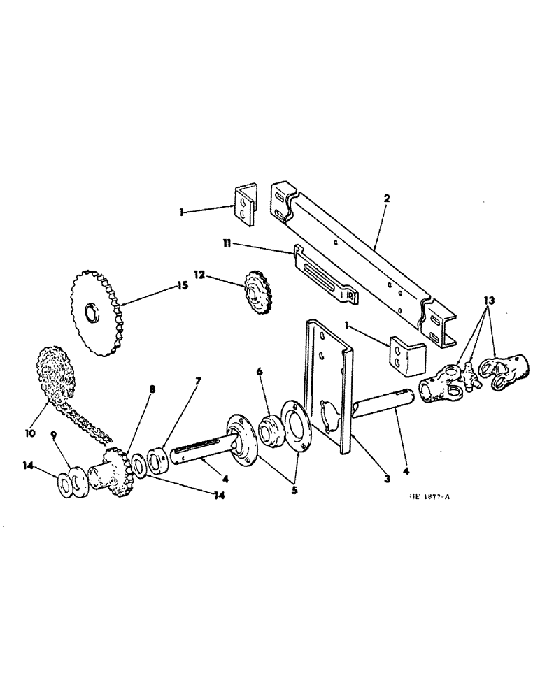 Схема запчастей Case IH 580 - (B-06) - TRUCK MOUNTED FRONT DRIVE SHAFT (00) - COMPLETE MACHINE