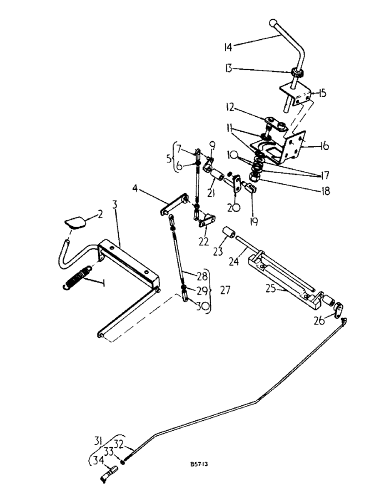 Схема запчастей Case IH 384 - (12-06) - POWER, GOVERNOR CONTROLS Power