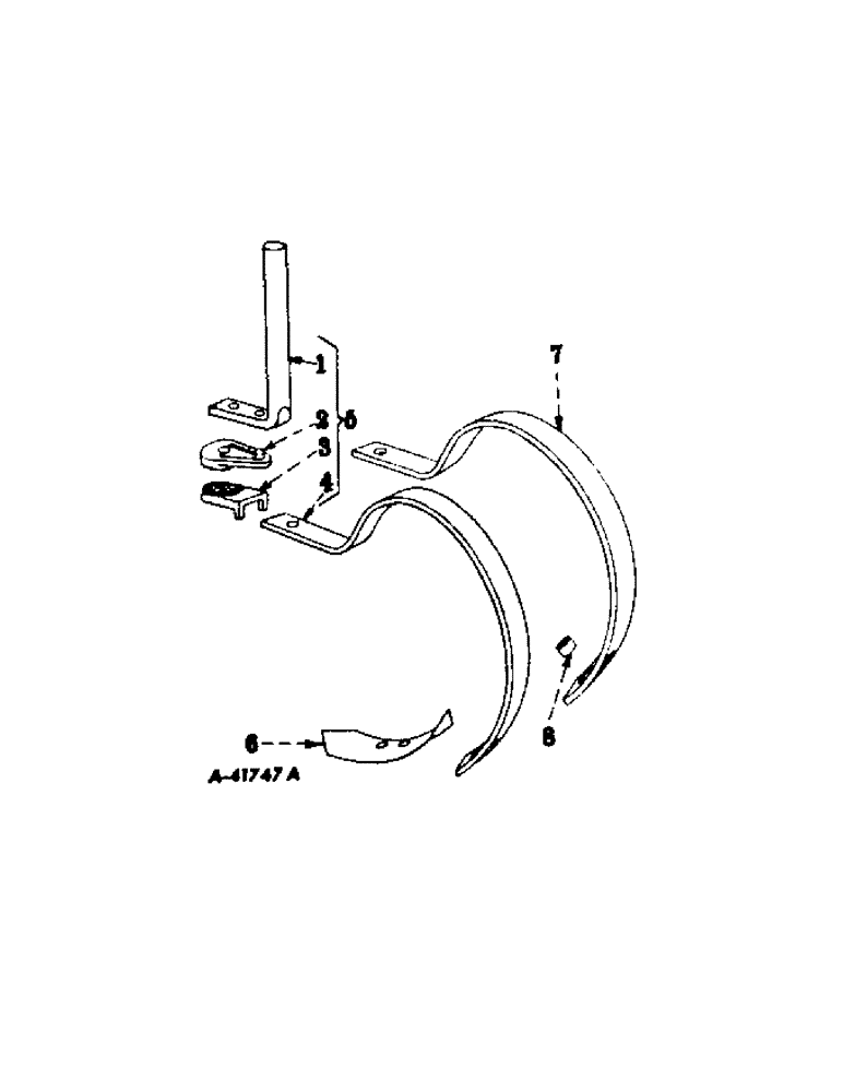 Схема запчастей Case IH 465A - (W-24) - SPRING TEETH, SINGLE 