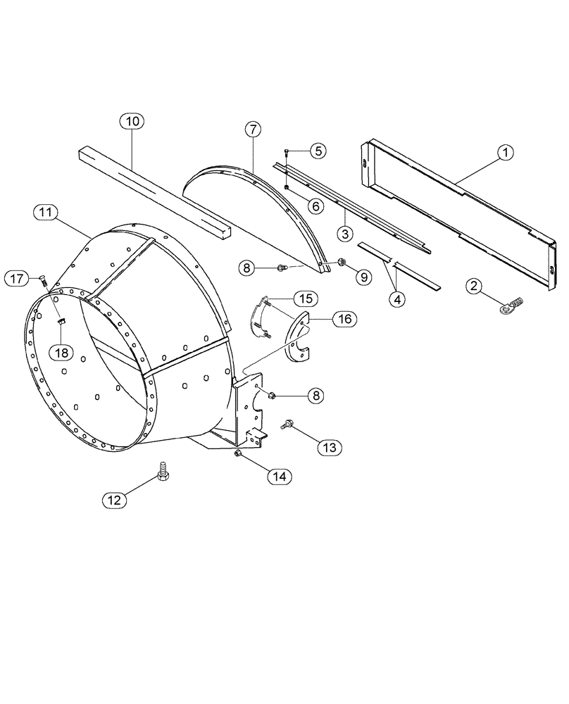 Схема запчастей Case IH 2388 - (09B-12) - CONE (14) - ROTOR, CONCANVES & SIEVE