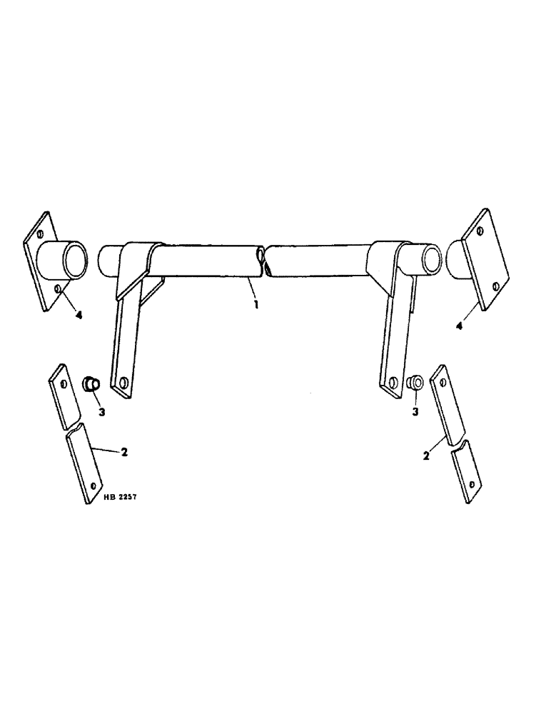 Схема запчастей Case IH DRAPER - (B-35) - DRAPER HEADER, FLOAT LOCKOUT ATTACHMENT, PRIOR TO SERIAL NO. (15) - CROP CONDITIONING