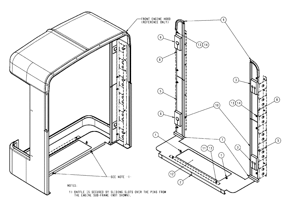 Схема запчастей Case IH SPX4410 - (03-040) - RADIATOR GROUP (01) - ENGINE