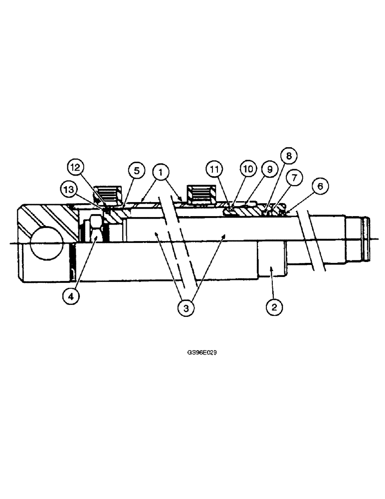 Схема запчастей Case IH INTERNATIONAL - (3-84) - HEADER LIFT MASTER CYLINDER, 2.12 X 11.7 REPHASING, CESSNA (07) - HYDRAULICS