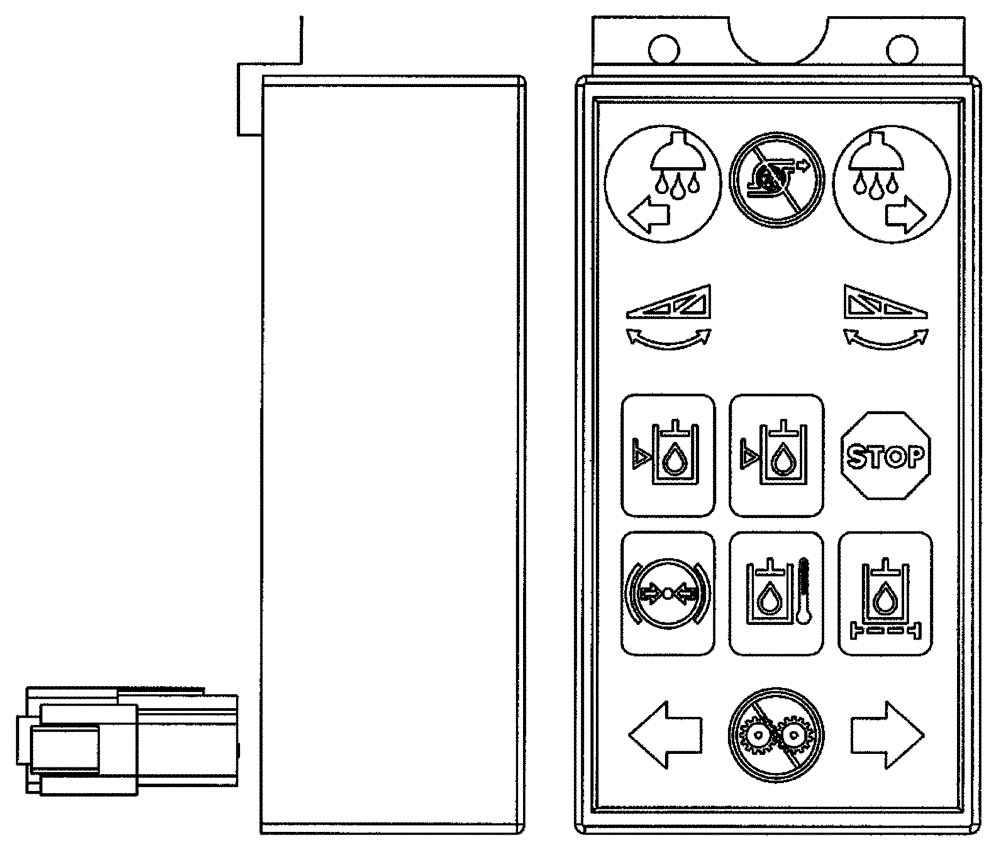 Схема запчастей Case IH FLX3510 - (01-042) - INSTRUMENT LAMP CLUSTER MODULE, LIQUID (10) - CAB