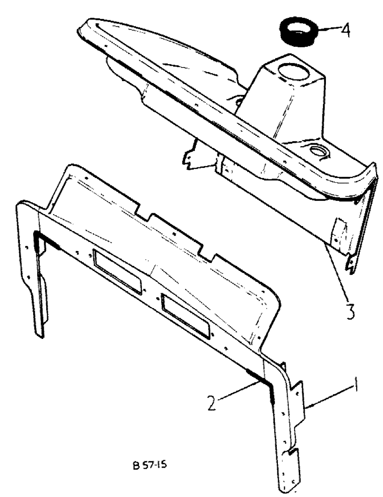 Схема запчастей Case IH 384 - (11-01) - INSTRUMENTS, INSTRUMENT PANEL AND SUPPORT Instruments