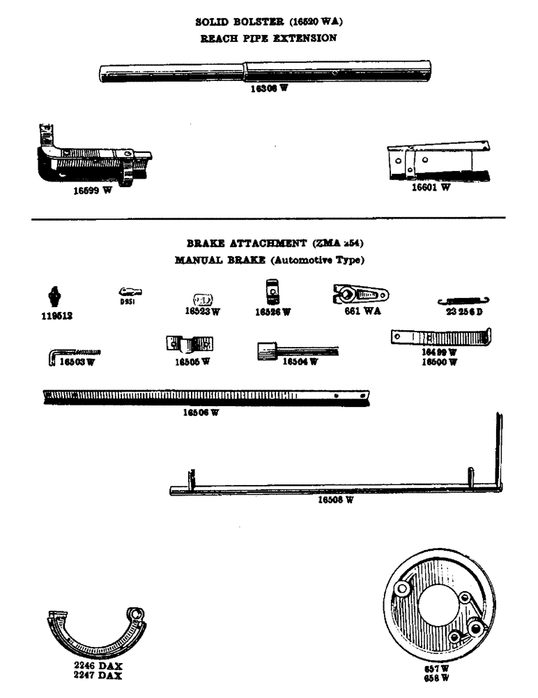 Схема запчастей Case IH VARIOUS - (B-013) - TRACTOR TRAILER 