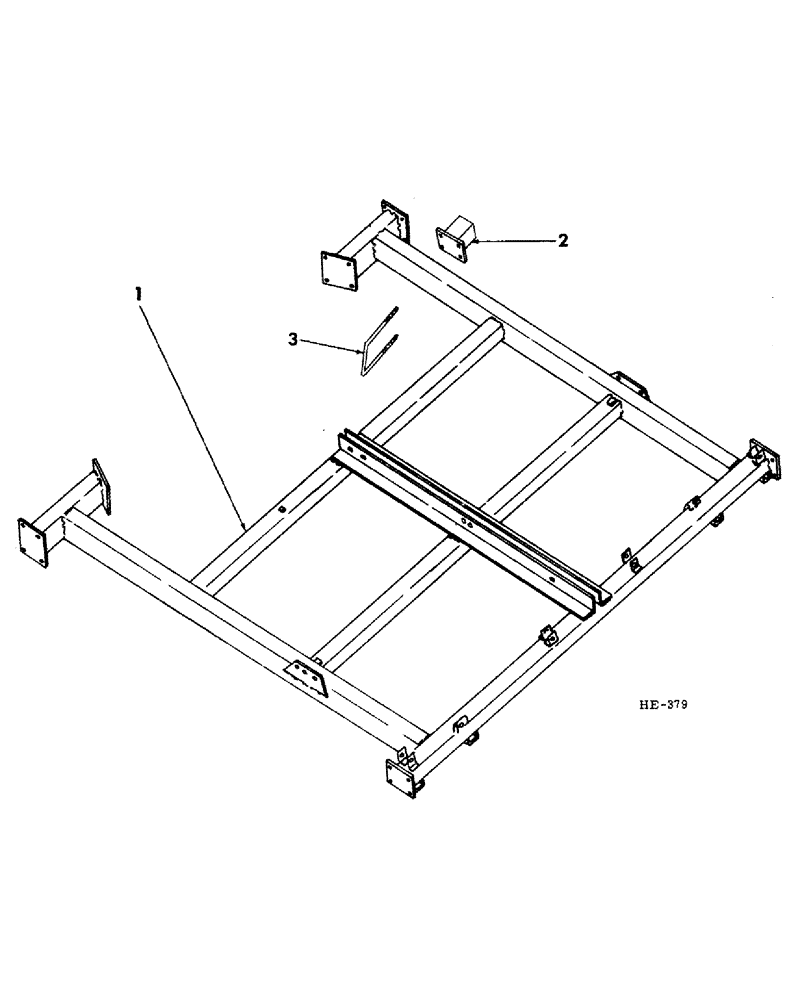 Схема запчастей Case IH 55 - (12-02) - MAIN FRAME (22 FT MACHINE) 