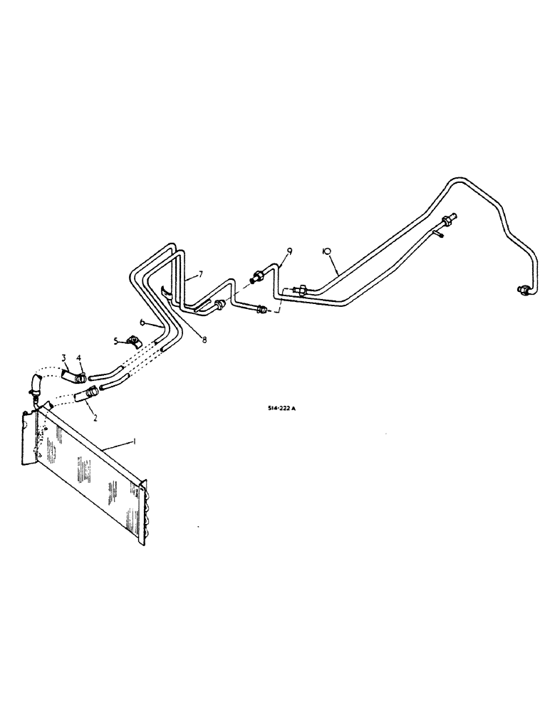 Схема запчастей Case IH 784 - (06-01) - COOLING, OIL COOLER Cooling