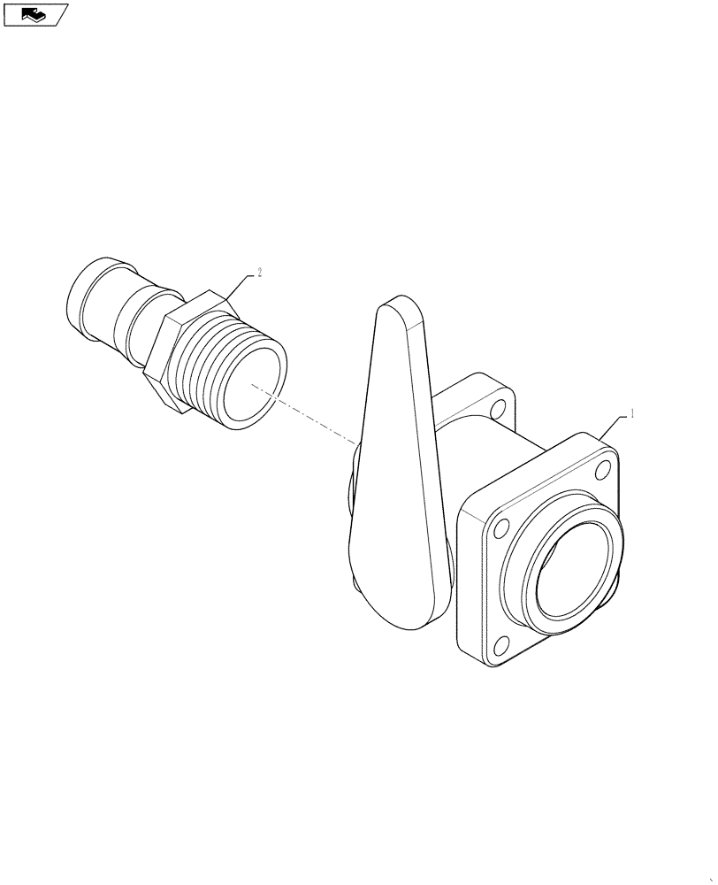 Схема запчастей Case IH 3230 - (75.120.39) - THROTTLE VALVE, PLUMBING (75) - SOIL PREPARATION