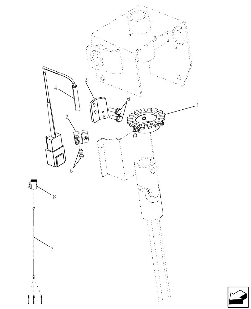 Схема запчастей Case IH 7130 - (88.430.13) - AUTO GUIDANCE-READY, MANUAL OVERRIDE (88) - ACCESSORIES