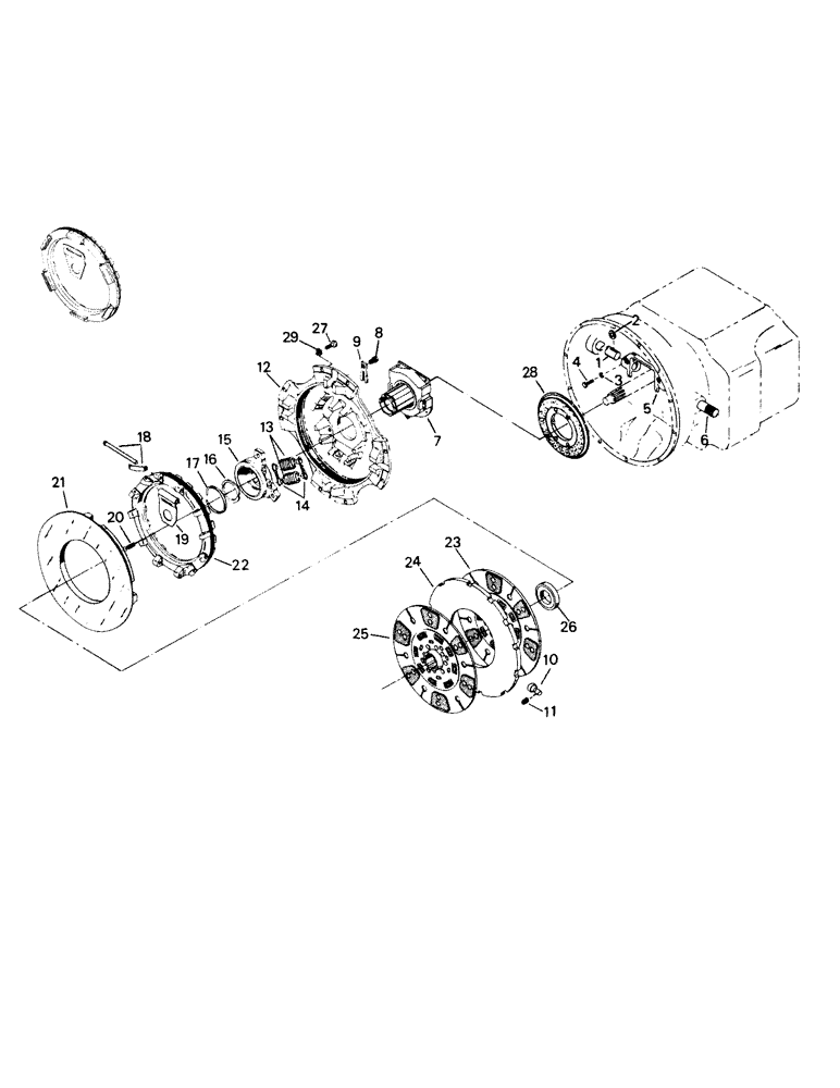 Схема запчастей Case IH RC210 - (04-09) - CLUTCH GROUP (04) - Drive Train