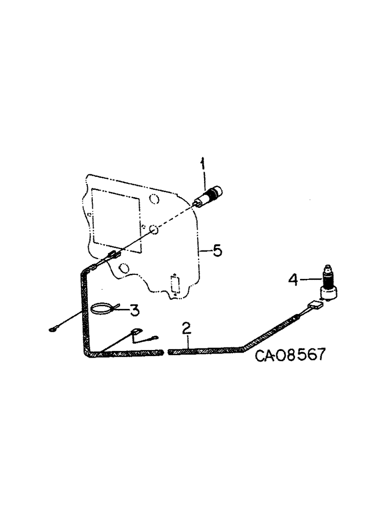 Схема запчастей Case IH 5288 - (08-23) - ELECTRICAL, DYNAMIC BRAKE INDICATOR LIGHT WIRING, TRACTORS WITH DYNAMIC BRAKE ATTACHMENT (06) - ELECTRICAL