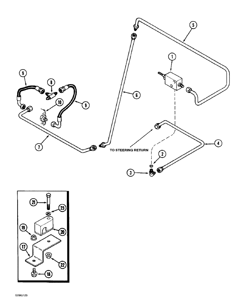 Схема запчастей Case IH 1660 - (6-12) - FOOT-N-INCH VALVE SYSTEM (03) - POWER TRAIN