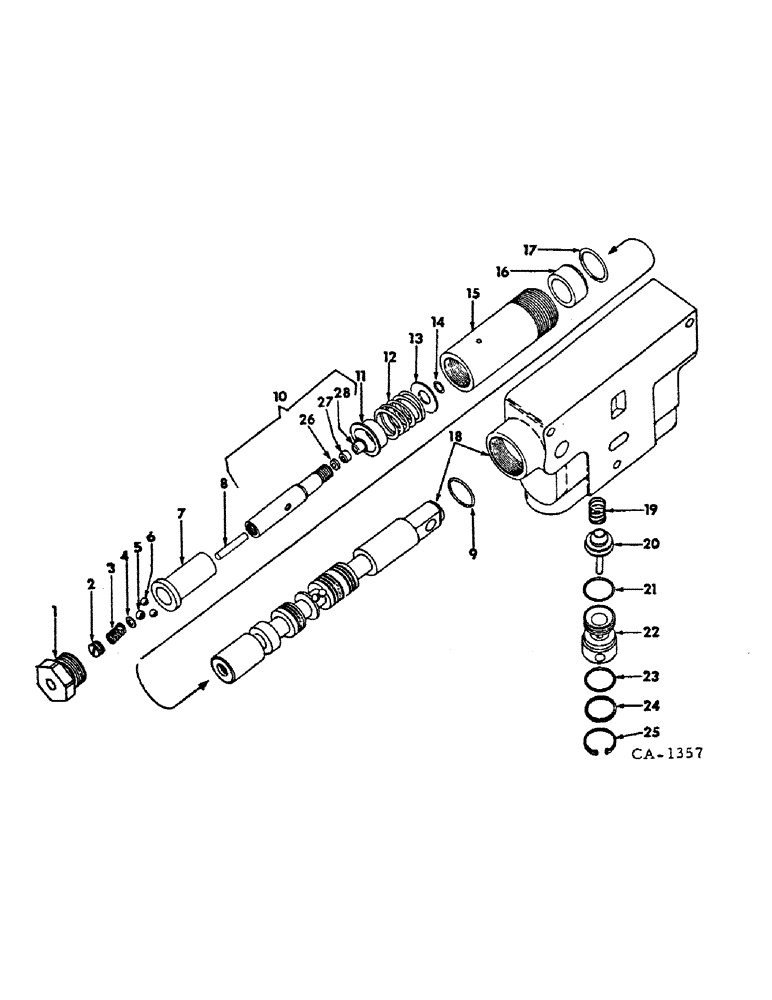 Схема запчастей Case IH 4366 - (10-40) - HYDRAULICS, HYDRAULIC CONTROL VALVE (07) - HYDRAULICS