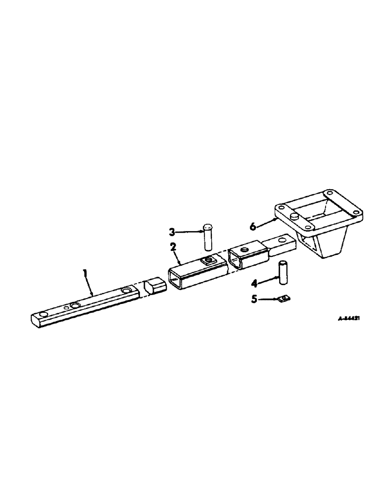 Схема запчастей Case IH 1206 - (K-04) - DRAWBARS AND HITCHES, STOREAWAY SWINGING DRAWBAR, TRACTOR WITH THREE POINT FAST HITCH Drawbars & Hitches