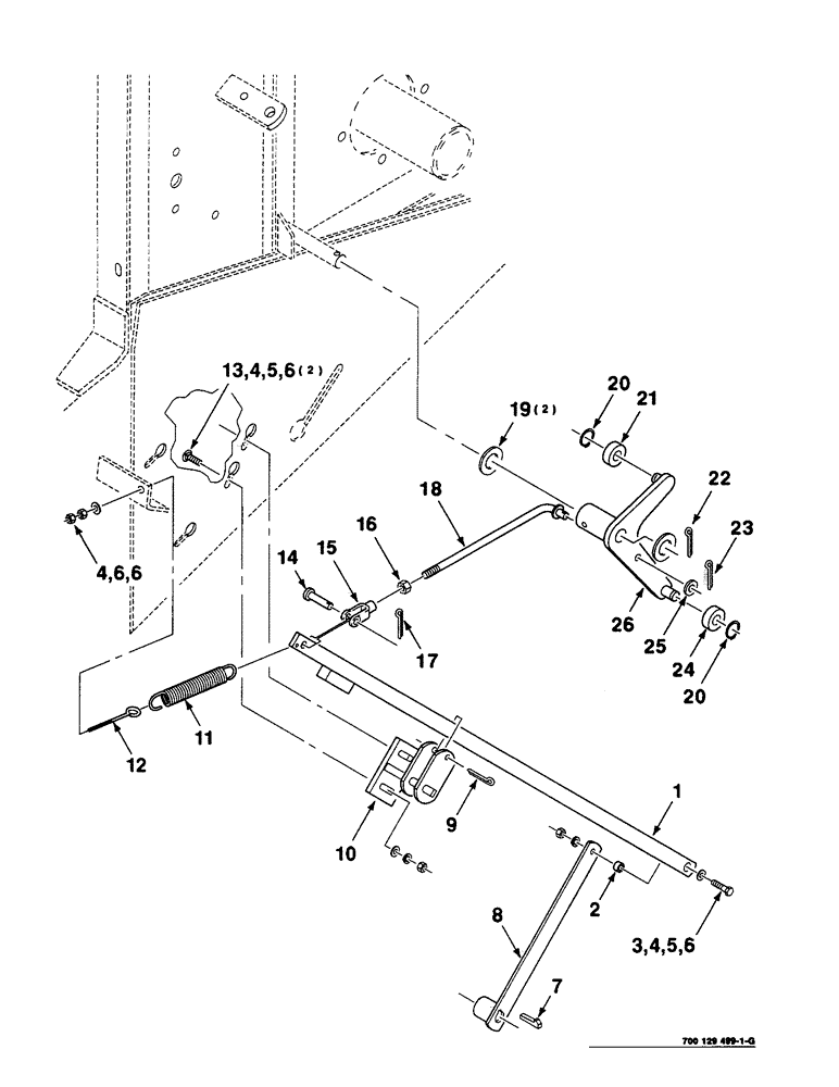 Схема запчастей Case IH 8590 - (5-16) - STUFFER CLUTCH CONTROL ASSEMBLY (13) - FEEDER