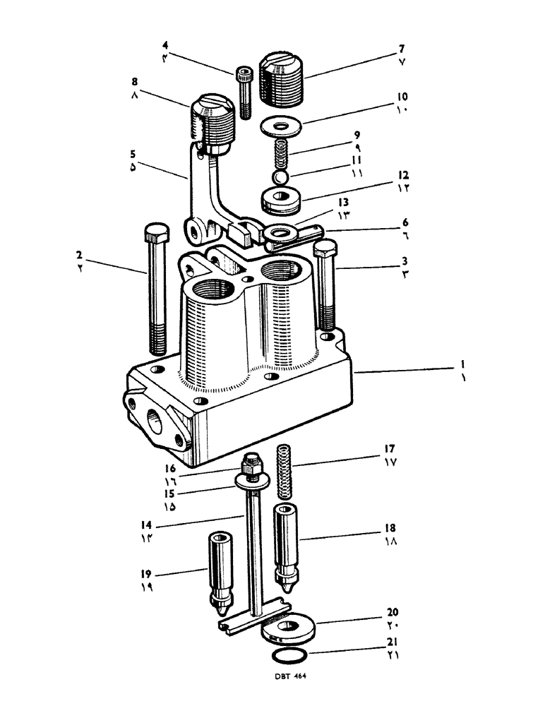 Схема запчастей Case IH 950 - (122) - CONTROL VALVE, HYDRAULIC PUMP (06) - POWER TRAIN