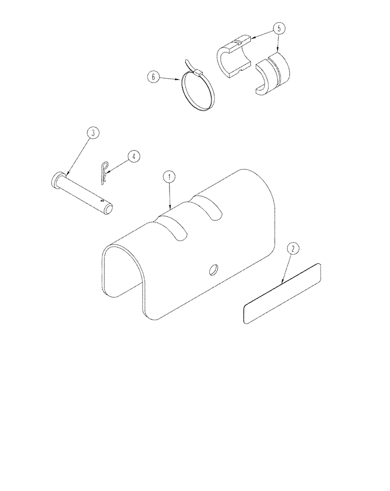 Схема запчастей Case IH STX440 - (05-04) - LOCK ARTICULATION (05) - STEERING