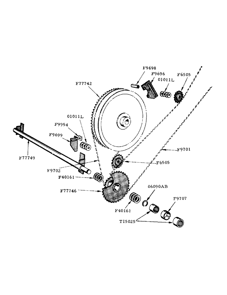 Схема запчастей Case IH 800 - (050) - HEADER SLOW SPEED ATTACHMENT (60) - PRODUCT FEEDING