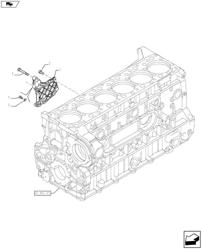 Схема запчастей Case IH F3BFA613A E002 - (50.200.01) - COMPRESSOR, AIRCOND. (50) - CAB CLIMATE CONTROL
