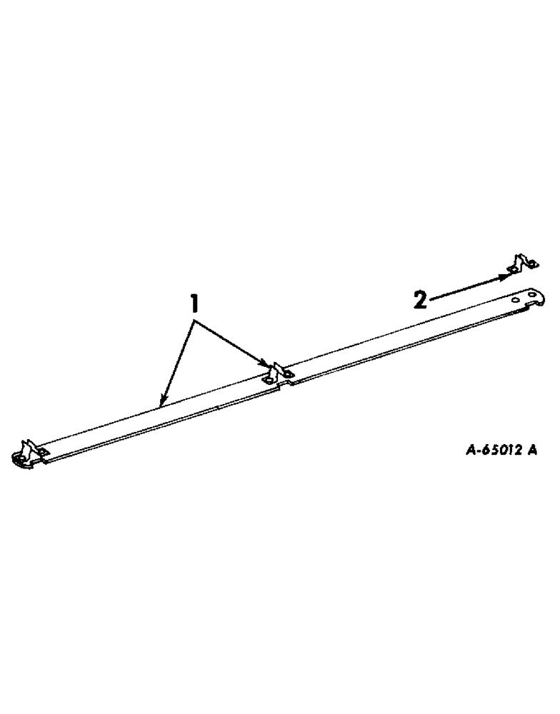 Схема запчастей Case IH 503 - (341) - CONCAVE FILLER BAR SNAP ON TYPE, SERIAL NO. 950 AND BELOW (88) - ACCESSORIES