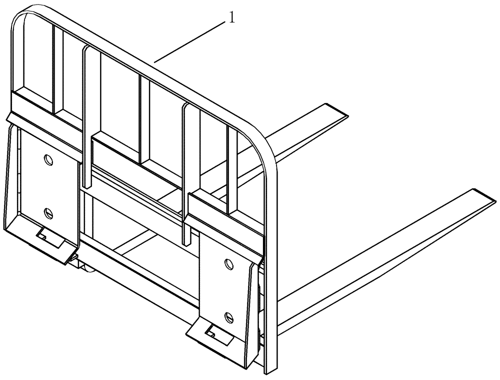 Схема запчастей Case IH LX232 - (09-13) - ATTACHMENT - PALLET FORK (09) - CHASSIS/ATTACHMENTS